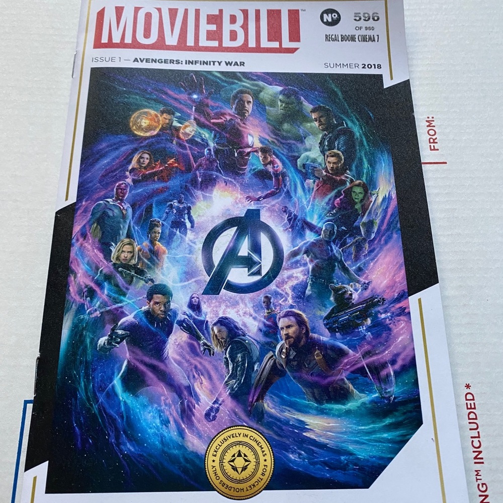 The Avengers Infinity War Movie Bill